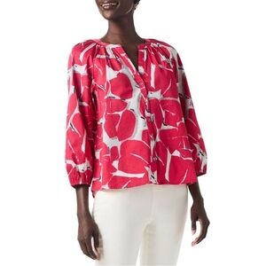 NIC+ZOE Bold Petals Shirt XS